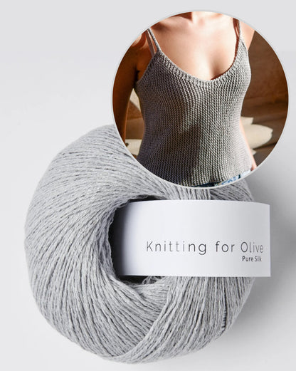 Trille Top | un simple top en Pure Silk de Knitting for Olive