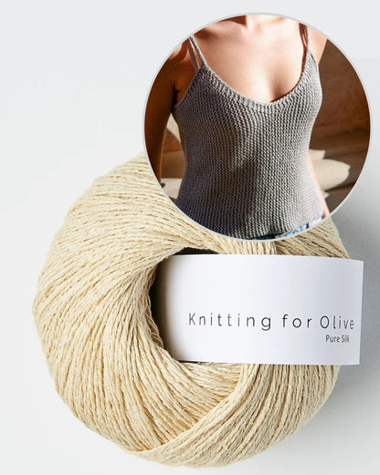 Trille Top | un simple top en Pure Silk de Knitting for Olive