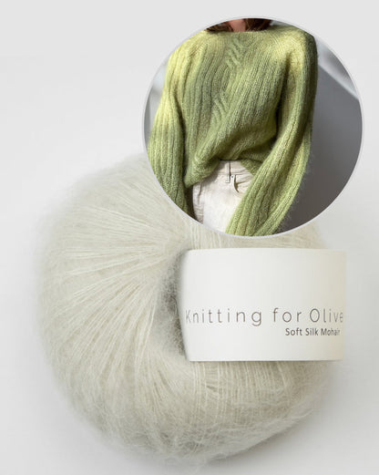 Twist Light Loop Sweater | zarte Zöpfe aus Soft Silk Mohair von Knitting for Olive