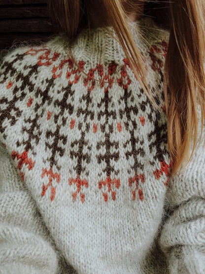 Fir and Fern Sweater | fantastic Norwegian sweater made from Alafosslopi by Lopi Island
