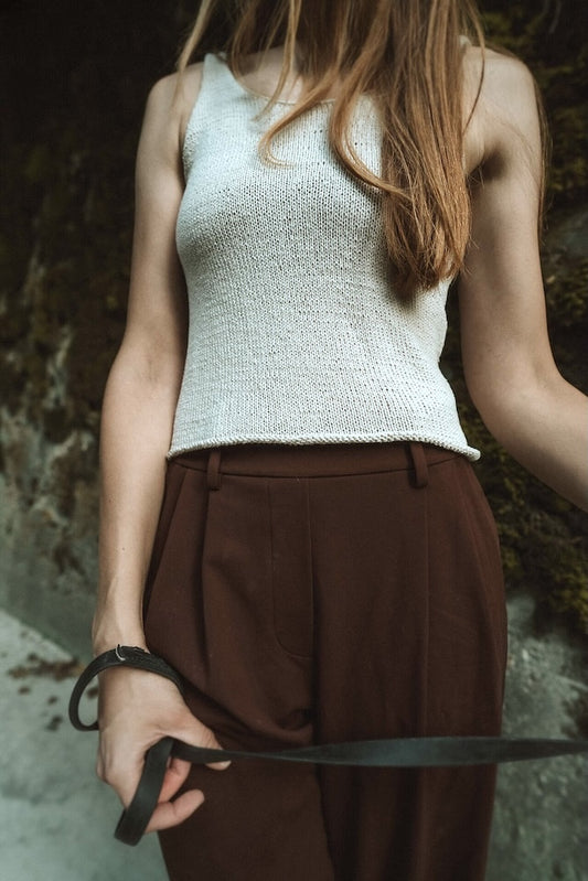 Slipstream Tank | lässig und leicht aus Pure Silk von Knitting for Olive