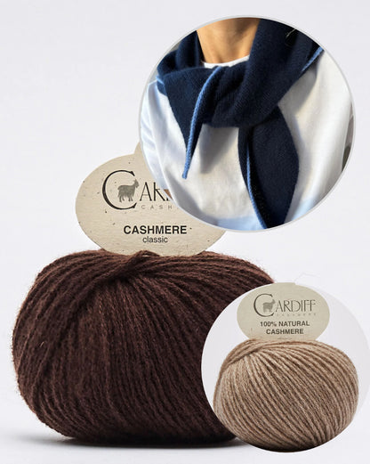 Uma Scarf | un foulard en cachemire doux et simple en cachemire classique de Cardiff