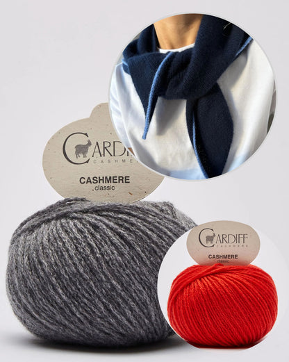 Uma Scarf | un foulard en cachemire doux et simple en cachemire classique de Cardiff
