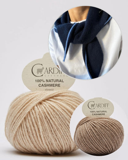 Uma Scarf | un foulard en cachemire doux et simple en cachemire classique de Cardiff