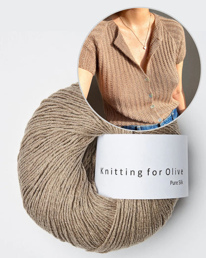 Cookie the Knitter Umbria Summer Top mit Pure Silk von Knitting for Olive 10