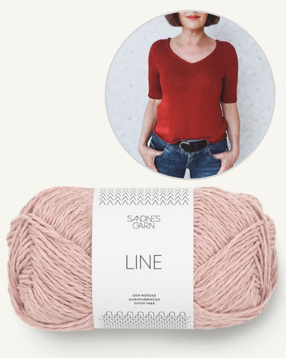Uukii Shirt | sommerleichtes Shirt mit Line von Sandnes Garn