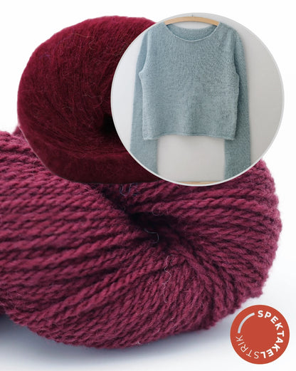 Uukii Sweater | schlichter Basic Pullover aus Semilla Melange und Svala von BC Garn