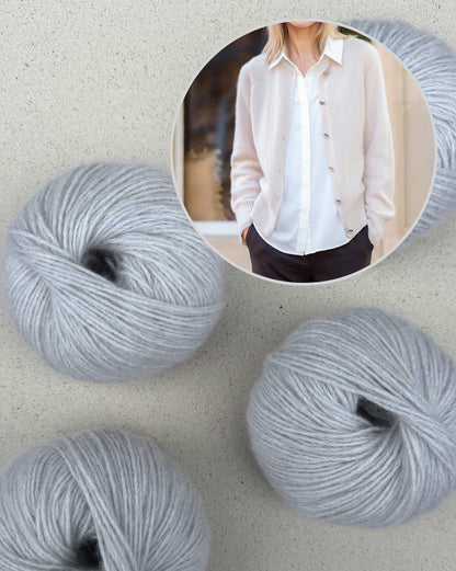 Velvet Line Cardigan | delicate cashmere jacket from Organic Cashmere 6/28 by Pascuali