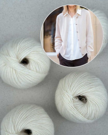 Velvet Line Cardigan | delicate cashmere jacket from Organic Cashmere 6/28 by Pascuali