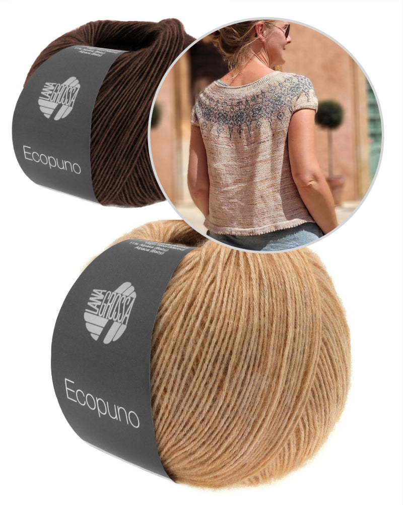 Elenor Mortensen Vicia Tee mit Ecopuno von Lana Grossa 9