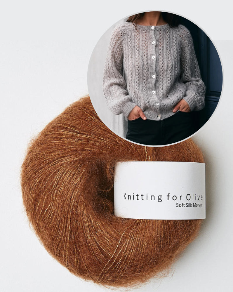 Waffle Cardigan Knitting for Olive mit Soft Silk Mohair von Knitting for Olive 19
