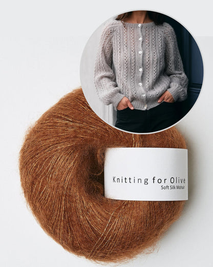 Waffle Cardigan Knitting for Olive mit Soft Silk Mohair von Knitting for Olive 19