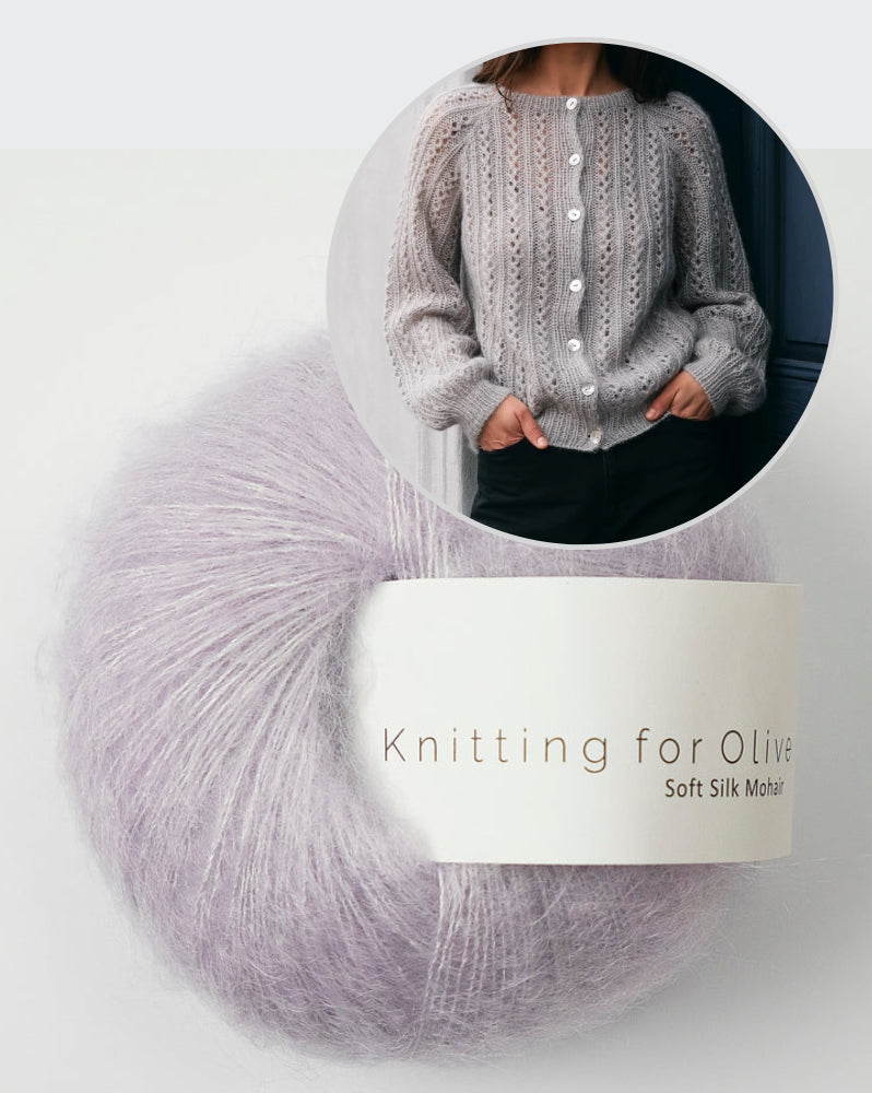 Waffle Cardigan Knitting for Olive mit Soft Silk Mohair von Knitting for Olive 18