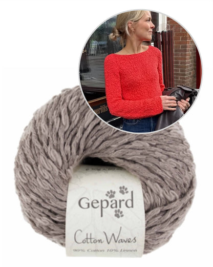 Wave Shirt | lässiges Shirt mit toller Textur aus Cottonwaves von Gepard Garn