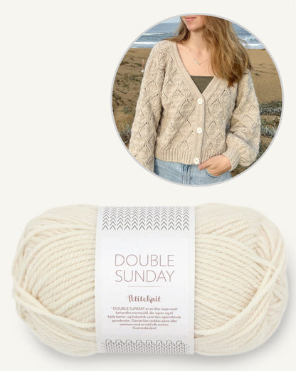 Waves Cardigan | de charmantes motifs d'ondes en Double Sunday de Sandnes Garn