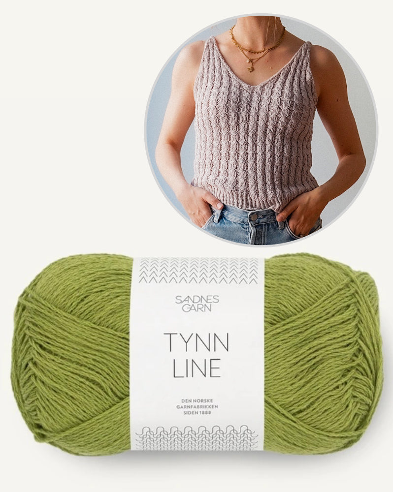 Kutovakika Wavy Babe Top mit Tynn Line von Sandnes Garn 15
