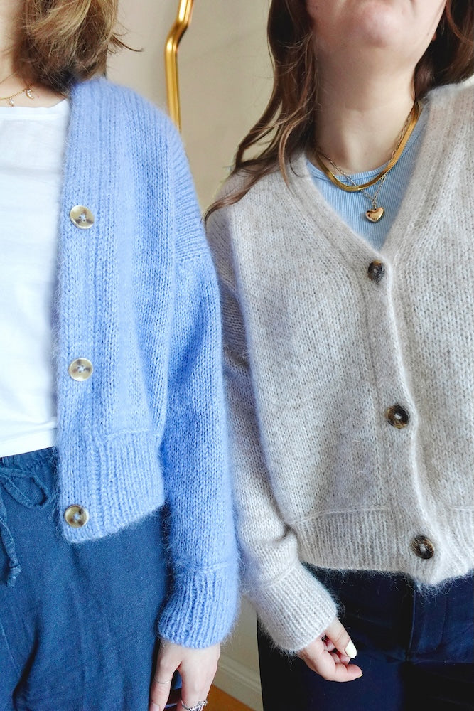Maja Cardigan von wemadewardrobe mit Ecopuno und Silkhair oder Setasurivon Lana Grossa 7