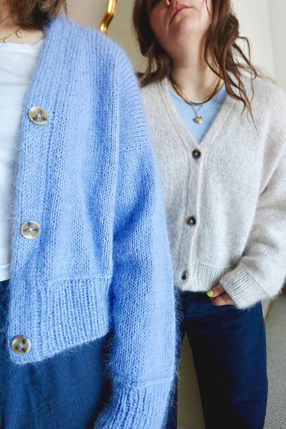 Maja Cardigan von wemadewardrobe mit Ecopuno und Silkhair oder Setasurivon Lana Grossa 10