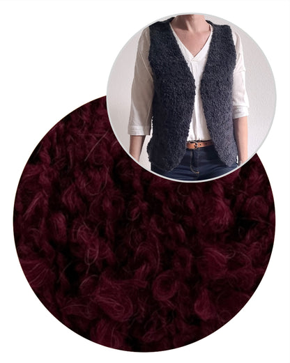 Ani Knits Weste Bommel mit Teddy Dear von Gepard Garn 8