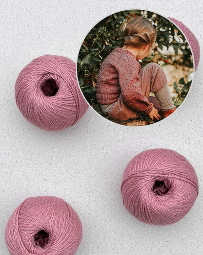 Wiesenblume Cardigan Kinder | märchenhafte Jacke aus Sole von Pascuali