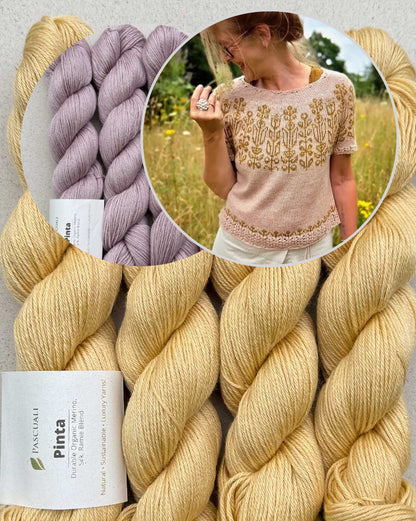Koszulka Wildflower | marzycielskie dzikie kwiaty z Pinta od Pascuali