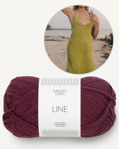 Robe Willow | robe d'été parfaite en Line de Sandnes Garn