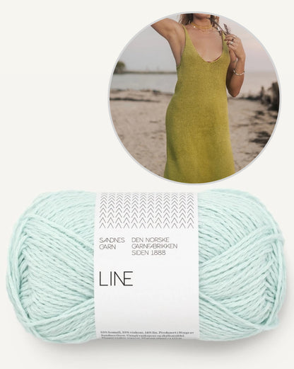Robe Willow | robe d'été parfaite en Line de Sandnes Garn
