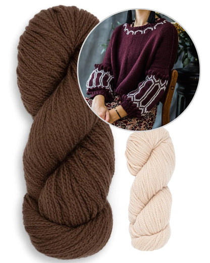 Willowwood-bluse | blød og fin af Far fra Woolfolk