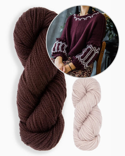 Willowwood-bluse | blød og fin af Far fra Woolfolk