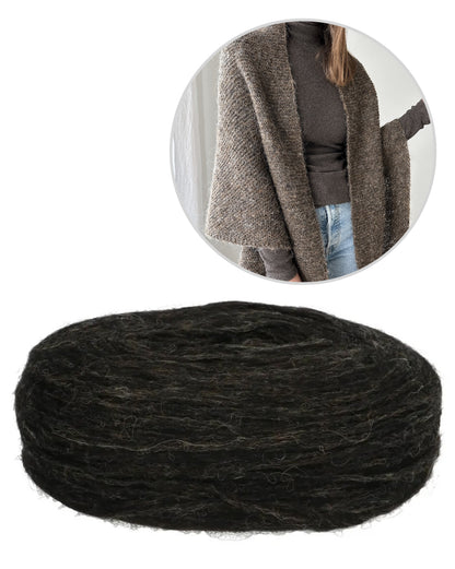 Winter Tales Blanket Shawl | grand châle léger en Plötulopi de Lopi Island