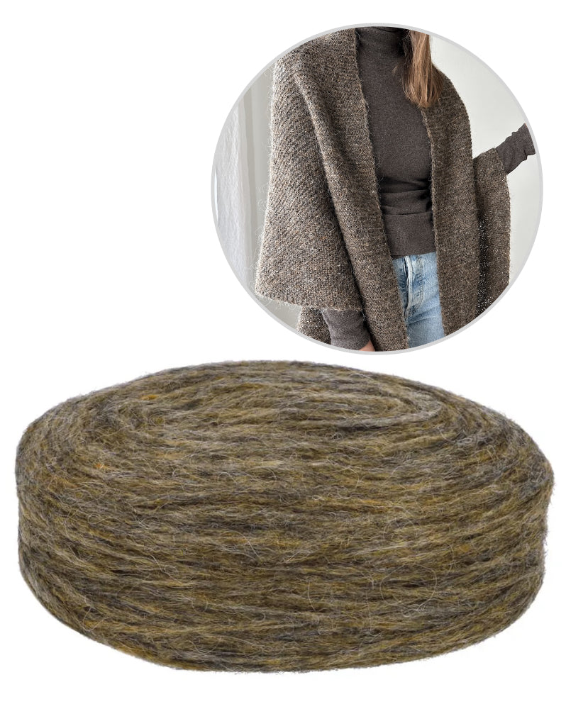 Winter Tales Blanket Shawl | grand châle léger en Plötulopi de Lopi Island