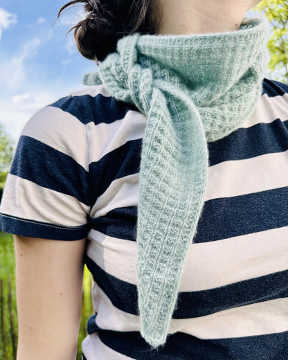 Cloud Mosaic Scarf - Cardiff Edition | light, super soft shawl made from Cashmere Small by Cardiff