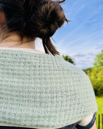 Cloud Mosaic Scarf - Cardiff Edition | light, super soft shawl made from Cashmere Small by Cardiff