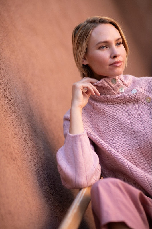 Viga Sweater | romantically soft from Far by Woolfolk