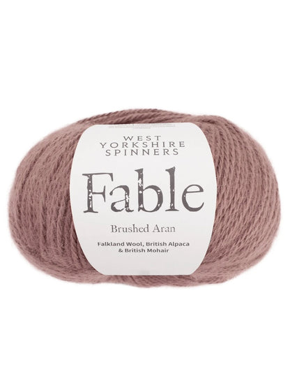 Fable | Brushed Aran made of Falkland wool, alpaca, and mohair - super cozy and warm