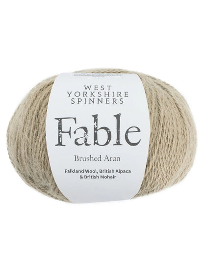 Fable | Brushed Aran made of Falkland wool, alpaca, and mohair - super cozy and warm
