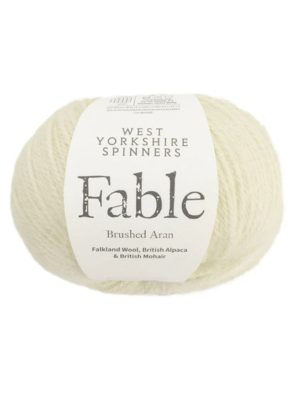 Fable | Brushed Aran made of Falkland wool, alpaca, and mohair - super cozy and warm
