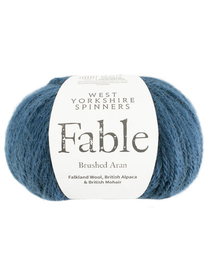 Fable | Brushed Aran made of Falkland wool, alpaca, and mohair - super cozy and warm