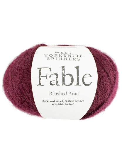 Fable | Brushed Aran made of Falkland wool, alpaca, and mohair - super cozy and warm