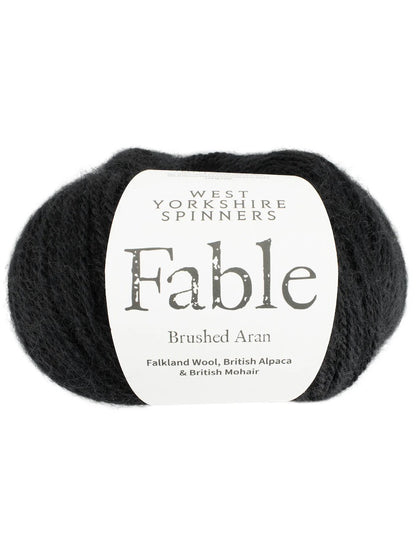 Fable | Brushed Aran made of Falkland wool, alpaca, and mohair - super cozy and warm