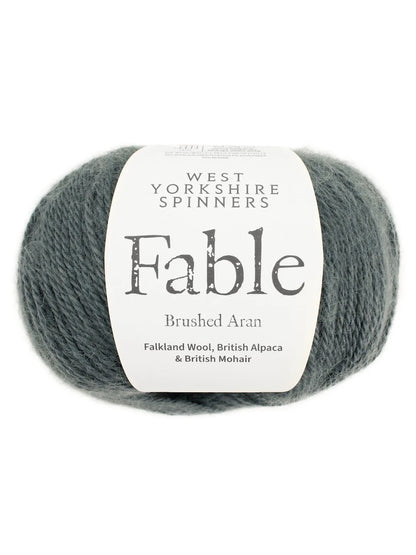 Fable | Brushed Aran made of Falkland wool, alpaca, and mohair - super cozy and warm