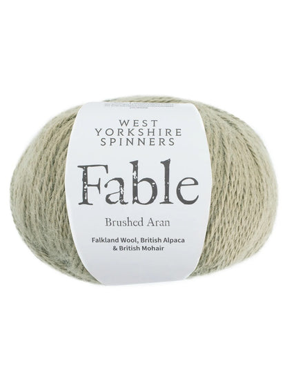 Fable | Brushed Aran made of Falkland wool, alpaca, and mohair - super cozy and warm