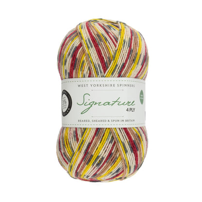 Signature 4 brins Country Birds | Fil à chaussettes aux couleurs des oiseaux chanteurs locaux