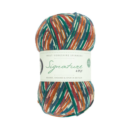Signature 4 brins Country Birds | Fil à chaussettes aux couleurs des oiseaux chanteurs locaux