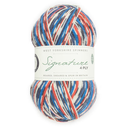Signature 4 brins Country Birds | Fil à chaussettes aux couleurs des oiseaux chanteurs locaux