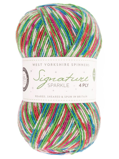 Signature 4-ply Sparkle | delicately sparkling glitter effect in fine sock yarn