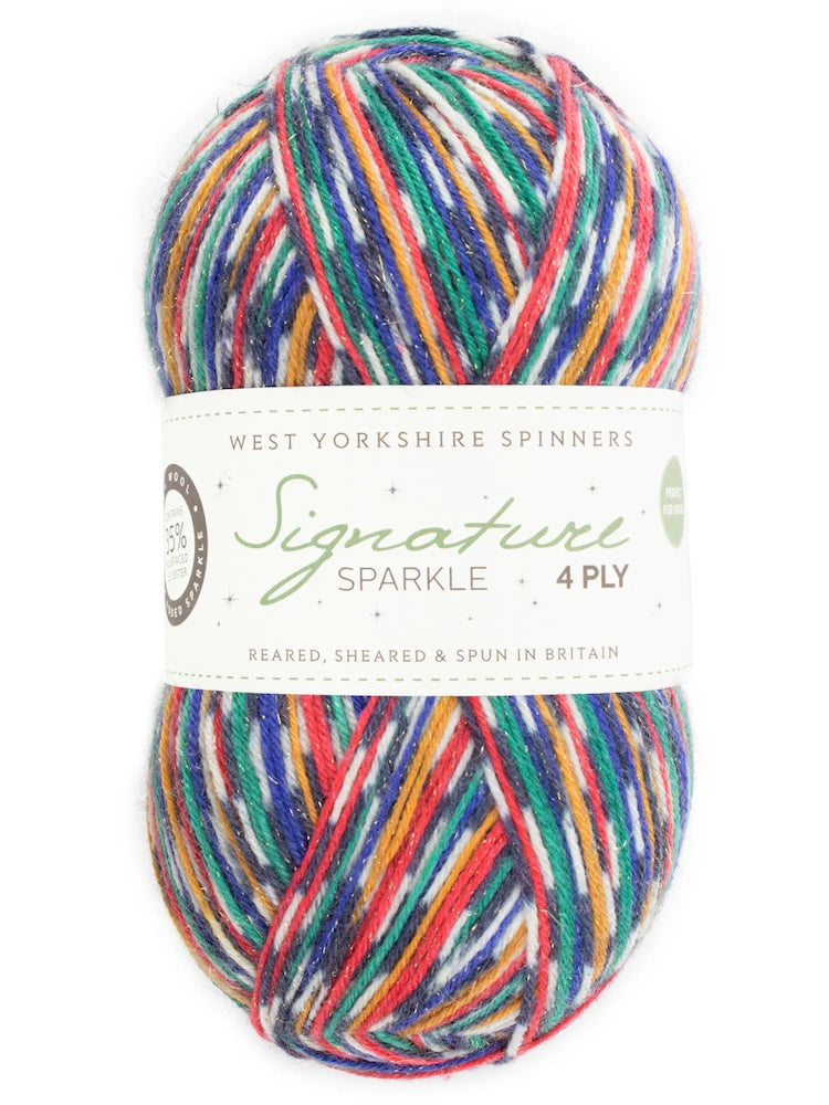 Signature 4-ply Sparkle | delicately sparkling glitter effect in fine sock yarn