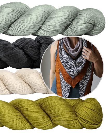 Kanelitähti | unelmoiva kuvio Rosy Green Woolin Cheeky Merino Joy -langasta