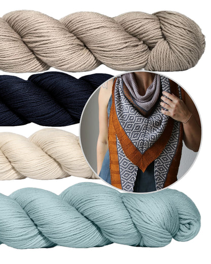 Kanelitähti | unelmoiva kuvio Rosy Green Woolin Cheeky Merino Joy -langasta