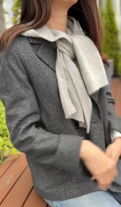 Kapuutsiga sallvest | ülmitmekülgne ja eriti pehme Cardiffi Classic Cashmere’ist